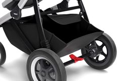 Детская коляска с люлькой Thule Sleek (Grey Melange) - Фото 11