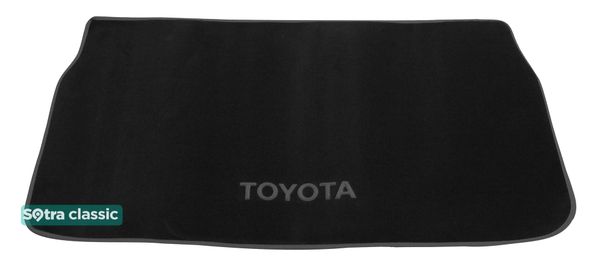 Двошарові килимки Sotra Classic Black для Toyota Sienna (mkII)(багажник) 2004-2010 - Фото 1