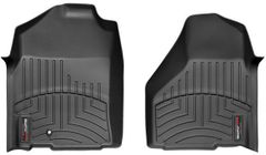 Коврики WeatherTech Black для Dodge Ram (mkIV)(regular cab & quad cab)(1 fixing hook)(no PTO Kit) 2009-2012
