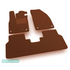 Двошарові килимки Sotra Premium Terracotta для Skoda Enyaq iV (mkI) 2020→