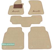 Двошарові килимки Sotra Premium Beige для Audi A8/S8 (mkIII)(D4)(long) 2010-2018 - Фото 1