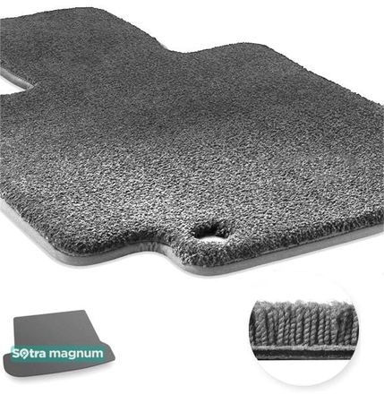 Двошарові килимки Sotra Magnum Grey для Toyota Picnic (mkI)(складений 3 ряд)(багажник) 1995-2001 - Фото 1