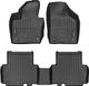 Коврики Weathertech Black для Volkswagen Sharan; Seat Alhambra (mkII)(1-2 row) 2010→