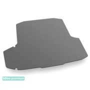 Двошарові килимки Sotra Premium Grey для Skoda Octavia (mkIII)(A7)(універсал)(з нішами)(багажник) 2012-2019 - Фото 1