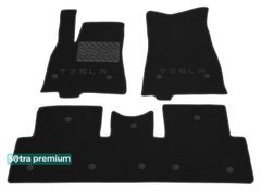 Двухслойные коврики Sotra Premium Graphite для Tesla Model 3 (mkI) 2017→