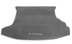 Двошарові килимки Sotra Custom Premium Grey для Nissan X-Trail (mkI)(багажник) 2001-2007 - Фото 1