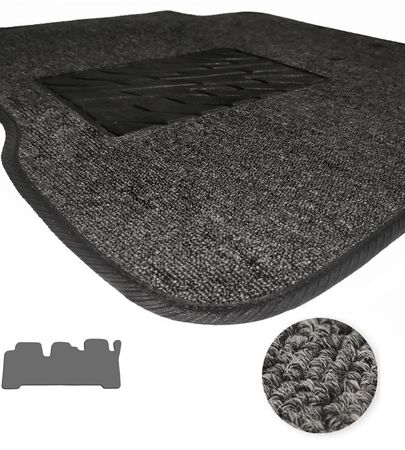 Текстильні килимки Pro-Eco Graphite для Hyundai Santa Fe (mkII)(3 ряд) 2006-2012 - Фото 1