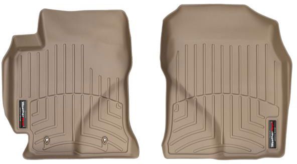 Коврики Weathertech Beige для Toyota Corolla (US)(E120)(with heating vens under front seats)(1 row) 2003-2008  - Фото 1