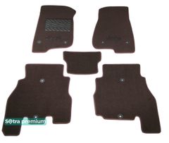 Двошарові килимки Sotra Premium Chocolate для Jeep Wrangler Unlimited (mkIV)(JL) 2019→
