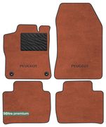 Двошарові килимки Sotra Premium Terracotta для Peugeot 408 (mkII) 2022→ АКПП - Фото 1