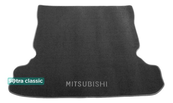 Двошарові килимки Sotra Classic Grey для Mitsubishi Pajero (mkIII-mkIV)(5-дв.)(багажник) 1999-2021 - Фото 1