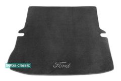 Двошарові килимки Sotra Classic Grey для Ford Explorer (mkV)(складений 3 ряд)(багажник) 2010-2019 - Фото 1
