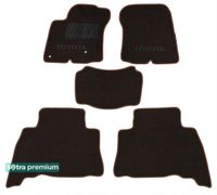 Двошарові килимки Sotra Premium Chocolate для Toyota Land Cruiser Prado (J150)(1-2 ряд) 2009-2013 - Фото 1