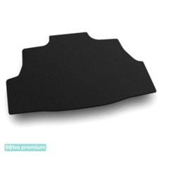 Двухслойные коврики Sotra Premium Black для Nissan Almera Classic (B10)(багажник) 2006-2012
