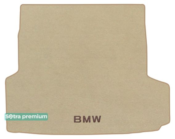 Двухслойные коврики Sotra Premium Beige для BMW 3-series (F31)(универсал)(багажник) 2012-2019 - Фото 1