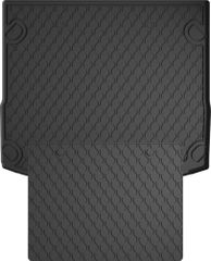 Гумовий килимок у багажник Gledring для Ford Focus (mkIII)(універсал) 2015-2018 (багажник із захистом)