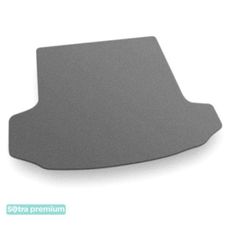 Двошарові килимки Sotra Premium Grey для Skoda Kodiaq (mkI)(7 місць)(складений 3 ряд)(багажник) 2016→