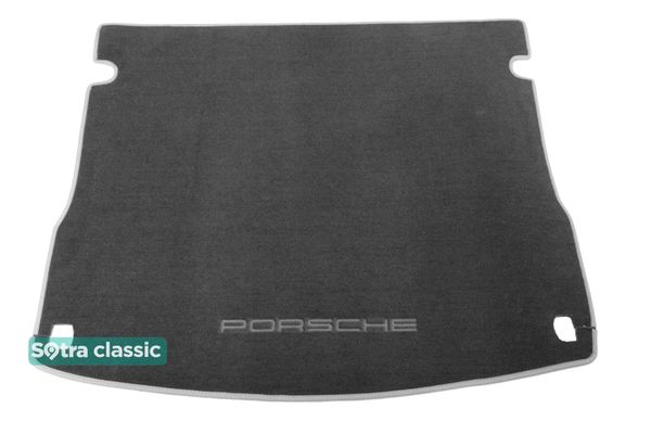 Двошарові килимки Sotra Classic Grey для Porsche Macan (mkI)(з вирізами під кріплення)(багажник) 2014→ - Фото 1