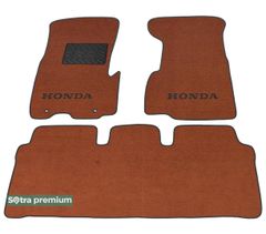 Двухслойные коврики Sotra Premium Terracotta для Honda CR-V (mkII) 2002-2006 МКПП