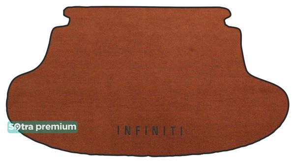 Двошарові килимки Sotra Premium Terracotta для Infiniti FX / QX70 (mkII)(багажник) 2009-2017 - Фото 1