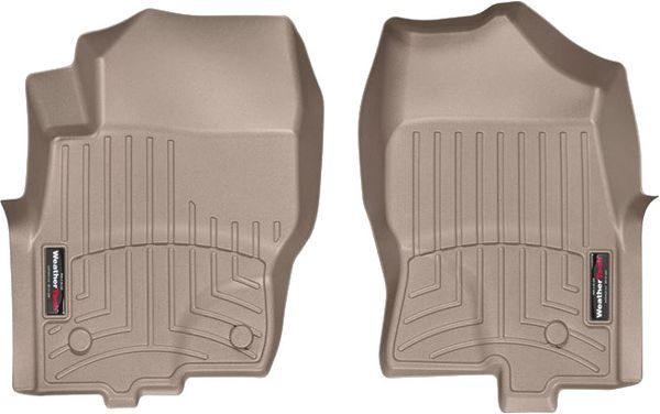 Коврики Weathertech Beige для Nissan Pathfinder (EU)(mkIII)(1 row)(3 fixing) 2010-2012 - Фото 1