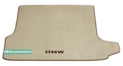 Двошарові килимки Sotra Premium Beige для BMW X3 (E83)(з правим вухом)(багажник) 2003-2010