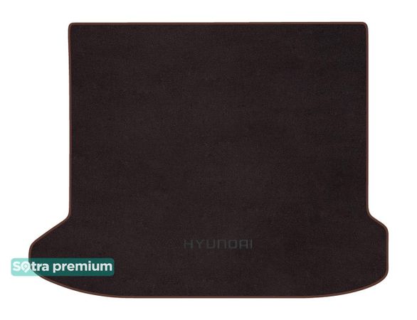 Двошарові килимки Sotra Premium Chocolate для Hyundai Ioniq 5 (mkI)(багажник) 2021→ - Фото 1