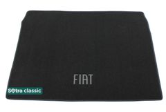 Двухслойные коврики Sotra Classic Black для Fiat Doblo (mkII)(L1)(багажник) 2010-2022 - Фото 1