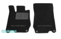 Двошарові килимки Sotra Premium Black для Mercedes-Benz SL-Class (R230) 2006-2011 - Фото 1