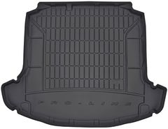 Гумовий килимок у багажник Frogum Pro-Line для Skoda Rapid (mkI)(ліфтбек) 2012-2019 (без дворівневої підлоги)(з бічними нішами)(багажник)