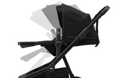 Детская коляска с люлькой Thule Sleek (Black on Black) - Фото 6