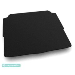 Двухслойные коврики Sotra Premium Black для Opel Grandland (mkI)(нижний уровень)(багажник) 2017→