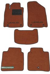 Двошарові килимки Sotra Premium Terracotta для Lexus ES (mkVI) 2012-2015