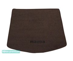 Двошарові килимки Sotra Premium Chocolate для Mazda CX-5 (mkI)(багажник) 2012-2017