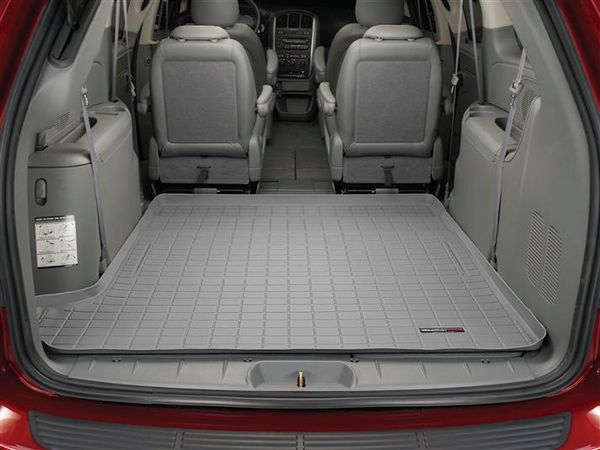 Коврик Weathertech Grey для Dodge / Chrysler Grand Caravan (long)(mkIV)(Stow & Go Seats)(trunk behind 2 row) 2001-2007 - Фото 2