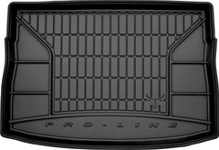 Резиновый коврик в багажник Frogum Pro-Line для Volkswagen Golf (mkVII)(хетчбэк) 2012-2019 (верхний уровень)(багажник) - Фото 1