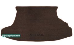 Двошарові килимки Sotra Premium Chocolate для Nissan X-Trail (mkI)(багажник) 2001-2007