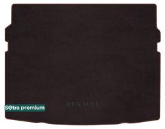 Двошарові килимки Sotra Premium Chocolate для Renault Austral (mkI)(гібрид) 2022-> (верхній)(із запаскою)(багажник)
