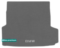 Двухслойные коврики Sotra Premium Grey для BMW 3-series (F31)(универсал)(багажник) 2012-2019