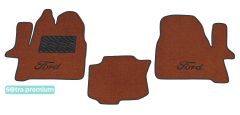 Двошарові килимки Sotra Premium Terracotta для Ford Tourneo / Transit (mkVII)(без кліпс)(1 ряд) 2013→
