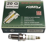 Свеча зажигания Iskra Gas Super 20G (SFE65LDRS) - Фото 1