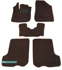 Двошарові килимки Sotra Premium Chocolate для Renault Sandero (mkII) 2012-2020