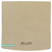 Двошарові килимки Sotra Premium Beige для Audi A4/S4/RS4 (mkIV)(B8)(універсал)(багажник) 2008-2016 - Фото 1