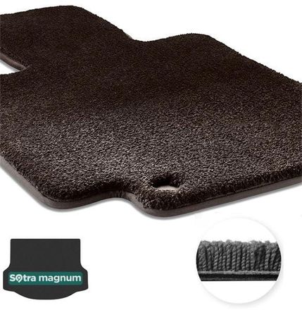 Двошарові килимки Sotra Magnum Black для Toyota RAV4 (mkIV)(з докаткою)(багажник) 2012-2018 - Фото 1