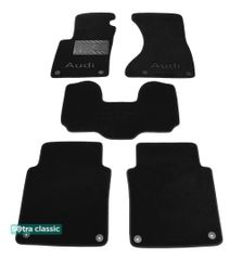 Двошарові килимки Sotra Classic Black для Audi A8/S8 (mkII)(D3)(long) 2002-2009