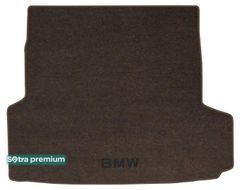 Двухслойные коврики Sotra Premium Chocolate для BMW 3-series (F31)(универсал)(багажник) 2012-2019