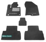 Двошарові килимки Sotra Classic Grey для Hyundai Santa Fe (mkIV) 2018-2020 - Фото 1