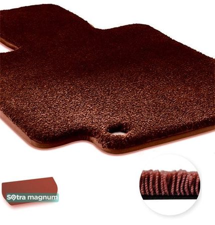 Двошарові килимки Sotra Magnum Red для Buick Enclave (mkII)(розкладений 3 ряд)(багажник) 2017→ - Фото 1