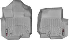 Коврики Weathertech Grey для Ford F-150 (mkXIII)(SuperCab & SuperCrew)(2 pcs.)(1 row) 2015-2020