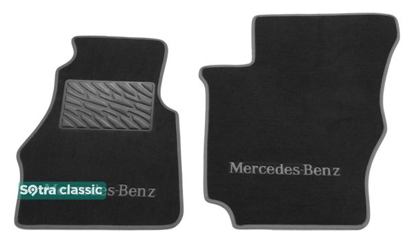 Двошарові килимки Sotra Classic Grey для Mercedes-Benz Sprinter (W901-W905)(1 ряд - 3 місця)(1 ряд) 1994-2007 - Фото 1